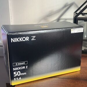 NIKKOR Z 50mm f/1.4 Lens NIB